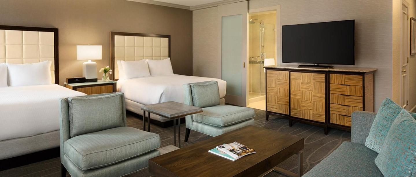 Fairmont Gold Junior Suite Two Queen Beds City View